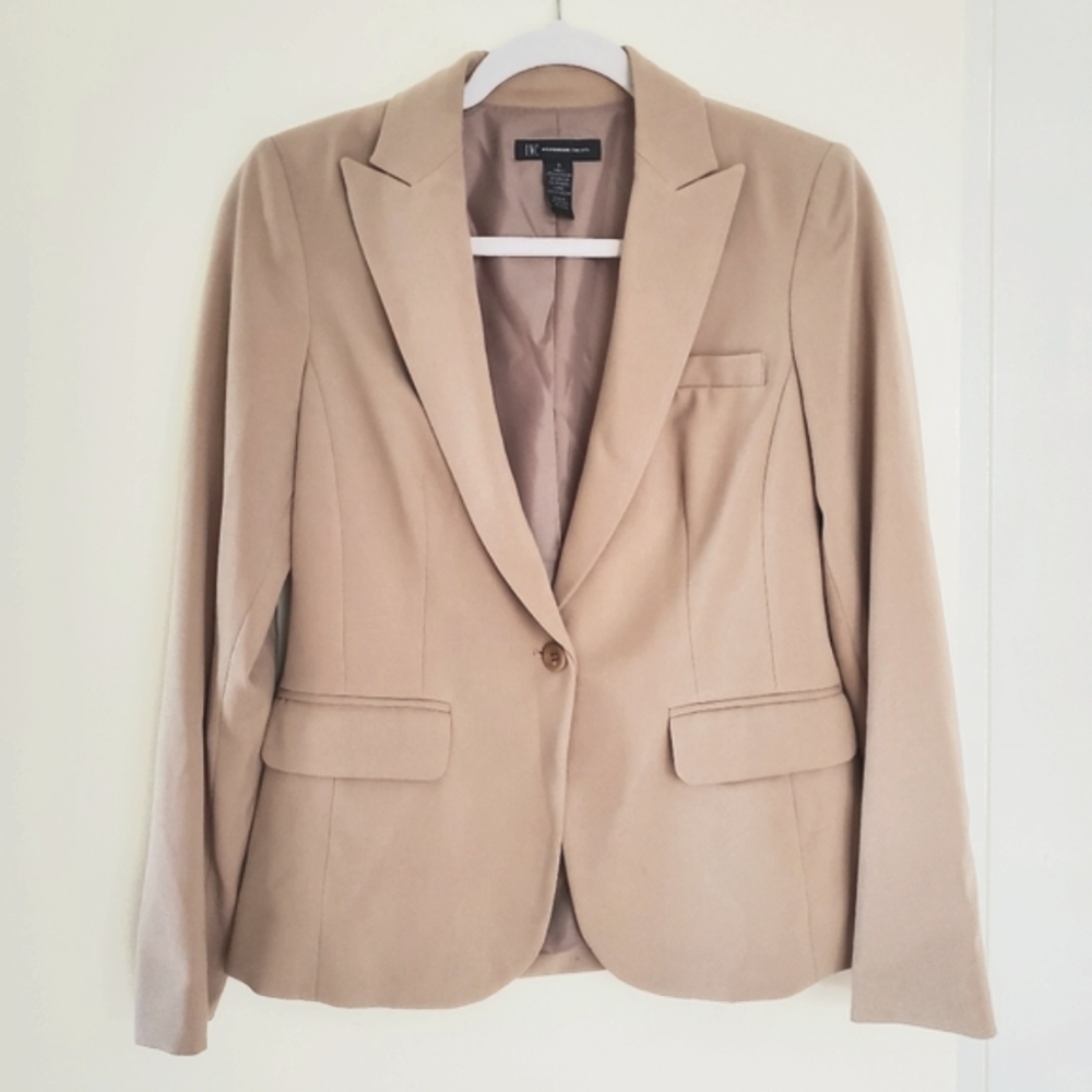 Beige blazer size 0